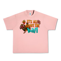 Salmon It's All About The Ball Urban Heavy Tee - LillyAllenDesigns