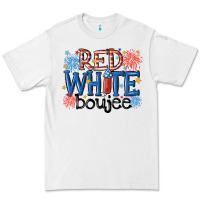White red white boujee Premium Tee - MaliasSmallBusiness