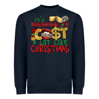 Navy It's beginning to cost a lot like Christmas Heavyweight Sweatshirt - NancyCooperArtShop