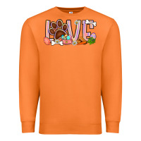 Carrot Easter love dog paw Premium Sweatshirt - BundleAndBundleShop