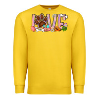 Lemon Easter love dog paw Premium Sweatshirt - BundleAndBundleShop