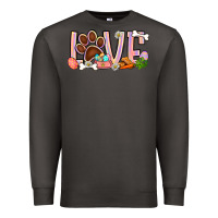 Smoke Easter love dog paw Premium Sweatshirt - BundleAndBundleShop