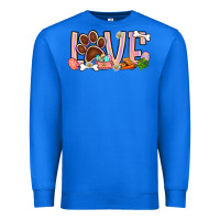 True Royal Easter love dog paw Premium Sweatshirt - BundleAndBundleShop