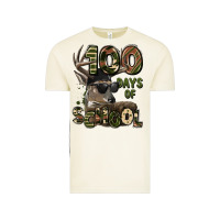 Vintage Arctic 100 days of school hunting deer Vintage Tee - LillyAllenDesigns