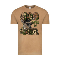 Vintage Camel 100 days of school hunting deer Vintage Tee - LillyAllenDesigns