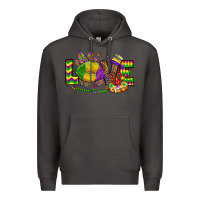 Smoke love lips mardi gras Premium Hoodie - OliviaCreatesArt