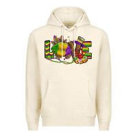 Tofu love lips mardi gras Premium Hoodie - OliviaCreatesArt