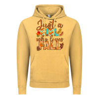 Vintage Mustard just a girl who loves fall Vintage Hoodie - BundleAndBundleShop