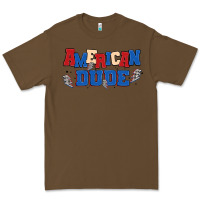 Cacao american dude Premium Tee - MaliasSmallBusiness