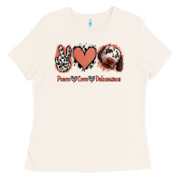 Bone Peace Love Dalmatians Ladies Tee - Jasminsmagicworld