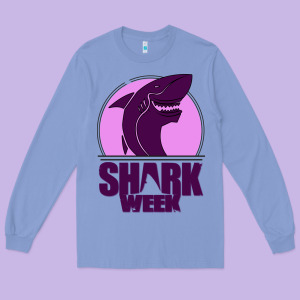Shark Week Long Sleeve Tee Designed By Bettercallsaul
