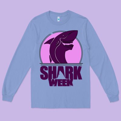 Shark Week Long Sleeve Tee Designed By Bettercallsaul