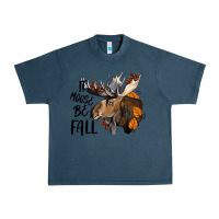 Midnight Navy It Moose Be Fall Urban Heavy Tee - LillyAllenDesigns