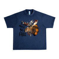 Navy It Moose Be Fall Urban Heavy Tee - LillyAllenDesigns