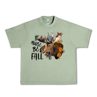 Oil Green It Moose Be Fall Urban Heavy Tee - LillyAllenDesigns