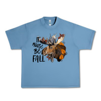 Pebble Blue It Moose Be Fall Urban Heavy Tee - LillyAllenDesigns