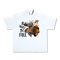 White It Moose Be Fall Urban Heavy Tee - LillyAllenDesigns