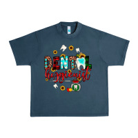 Midnight Navy Christmas dental hygienist Urban Heavy Tee - JahusDesignShop