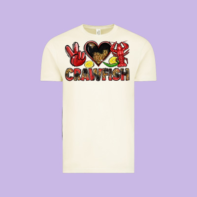 Crawfish Vintage Tee Designed By Lillyallendesigns