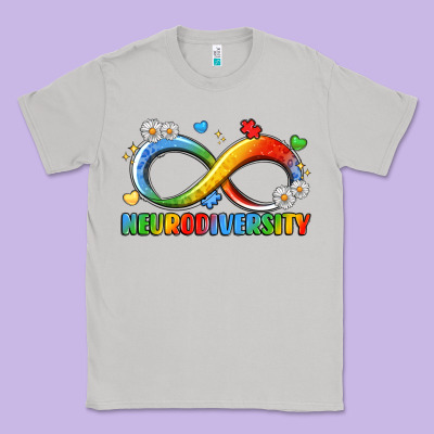 Neurodiversity Classic Tee Designed By Lillyallendesigns