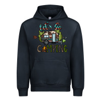 Navy let's go camping Urban Hoodie - CowhideDigitalArt