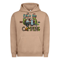 Pigment Burro let's go camping Urban Hoodie - CowhideDigitalArt