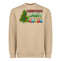 Mushroom Christmas light are my favorite color Heavyweight Sweatshirt - NancyCooperArtShop