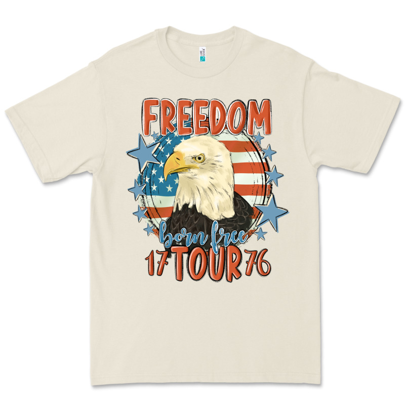 Freedom Born Free Tour 1776 Premium Tee by MaliasSmallBusiness | Teevron