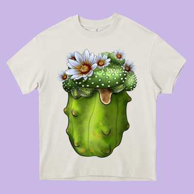 Blossfeldia Cacti Heavy Core Tee Designed By Lillyallendesigns