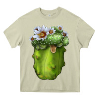 Mossy blossfeldia cacti Heavy Core Tee - LillyAllenDesigns