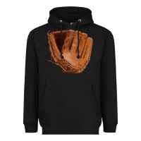 Black baseball glove Heavyweight Hoodie - FaDigitalArtStudio