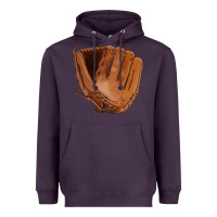 Plum baseball glove Heavyweight Hoodie - FaDigitalArtStudio