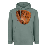 Sage baseball glove Heavyweight Hoodie - FaDigitalArtStudio