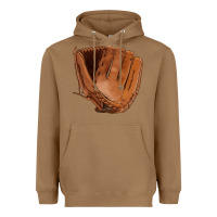 Toasted Coconut baseball glove Heavyweight Hoodie - FaDigitalArtStudio