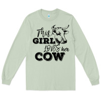 Matcha This Girl Loves Her Cow Long Sleeve Tee - Bettercallsaul