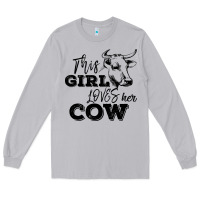 Moon Dust This Girl Loves Her Cow Long Sleeve Tee - Bettercallsaul