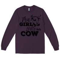 Plum This Girl Loves Her Cow Long Sleeve Tee - Bettercallsaul