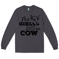 Smoke This Girl Loves Her Cow Long Sleeve Tee - Bettercallsaul