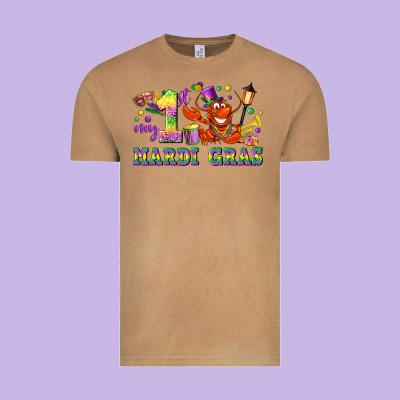 My First Mardi Gras Vintage Tee Designed By Lillyallendesigns