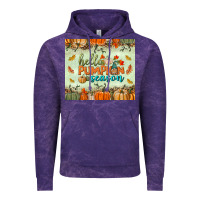 Cloud Purple hello pumpkin season tumbler Vintage Hoodie - BundleAndBundleShop
