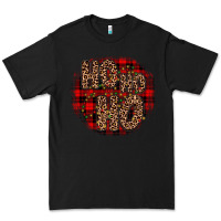 Black ho ho ho wood slice ornament Premium Tee - JahusDesignShop