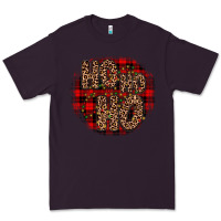 Plum ho ho ho wood slice ornament Premium Tee - JahusDesignShop