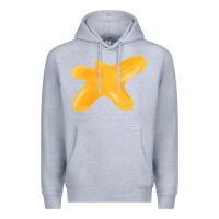 Heather Grey honey splash fa element Premium Hoodie - FaDigitalArtStudio