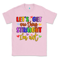 Bubblegum Pink celebrate pride with colorful text Classic Tee - LillyAllenDesigns