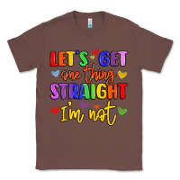 Chestnut celebrate pride with colorful text Classic Tee - LillyAllenDesigns