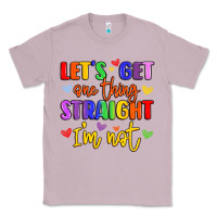 Lilac celebrate pride with colorful text Classic Tee - LillyAllenDesigns