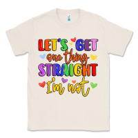 Natural celebrate pride with colorful text Classic Tee - LillyAllenDesigns
