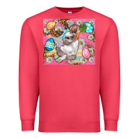 Cardinal Easter Bunny And Egg With Leopard Pattern Tumbler Premium Sweatshirt - BundleAndBundleShop