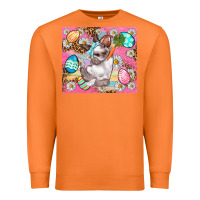 Carrot Easter Bunny And Egg With Leopard Pattern Tumbler Premium Sweatshirt - BundleAndBundleShop