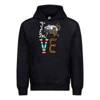 Black love caravan Urban Hoodie - CowhideDigitalArt
